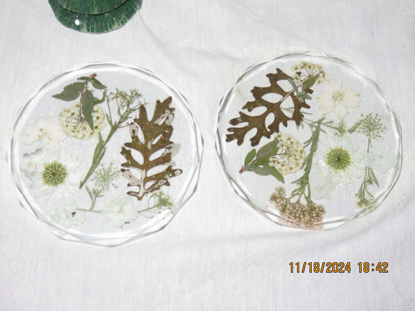 Pair of Acrylic Coasters