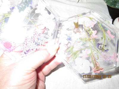 Pair of Acrylic Coasters