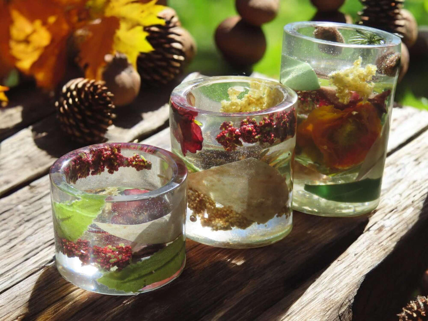 Acrylic Resin Tea Light Holders