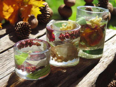 Acrylic Resin Tea Light Holders
