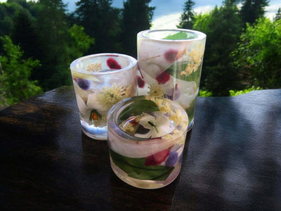 Acrylic Resin Tea Light Holders