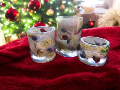 Acrylic Resin Tea Light Holders