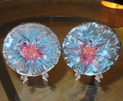 Pair of Arcrylic Coasters