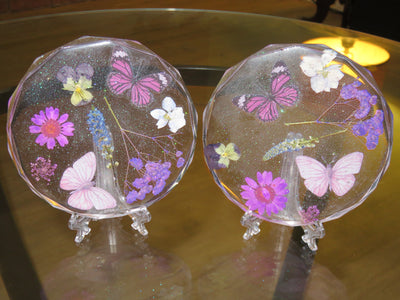 Pair of Arcrylic Coasters