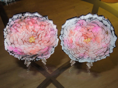 Pair of Acrylic Coasters - Over the Moon Creations