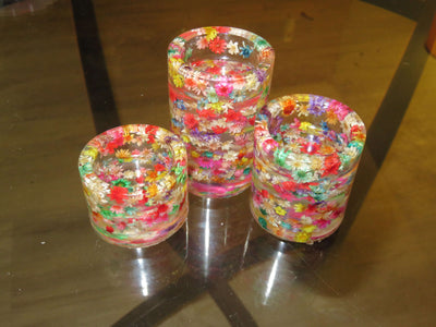 Acrylic Tea Light Holders - Over the Moon Creations