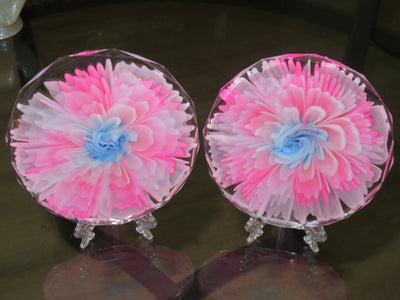 Pair of Acrylic Coasters - Over the Moon Creations